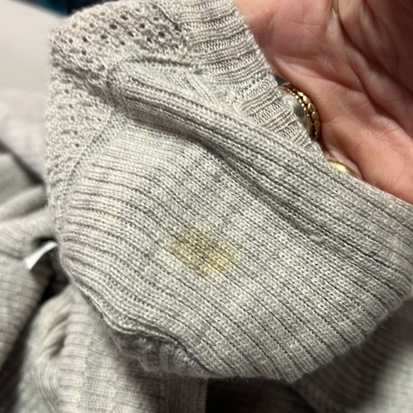 Thakoon Gray Merino Wool Long Sleeve Ruffle Hem Sweater Dress NWT M - Picture 9 of 12